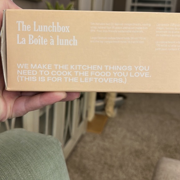 NEW: Our Place Layered Lunch Box Bento w/ Clips + Utensils - Picture 9 of 9